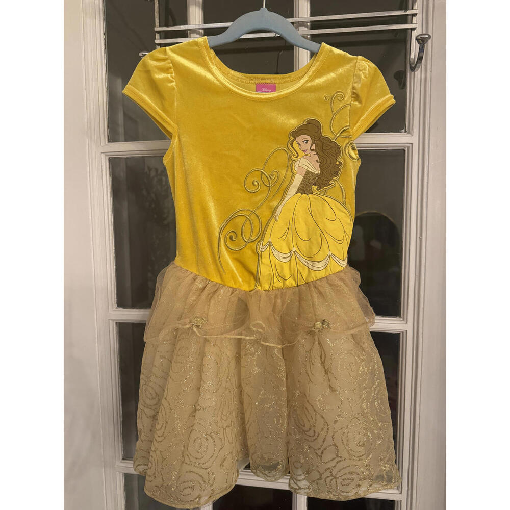 Disney Princess Belle Costume Dress for Girls Size 5